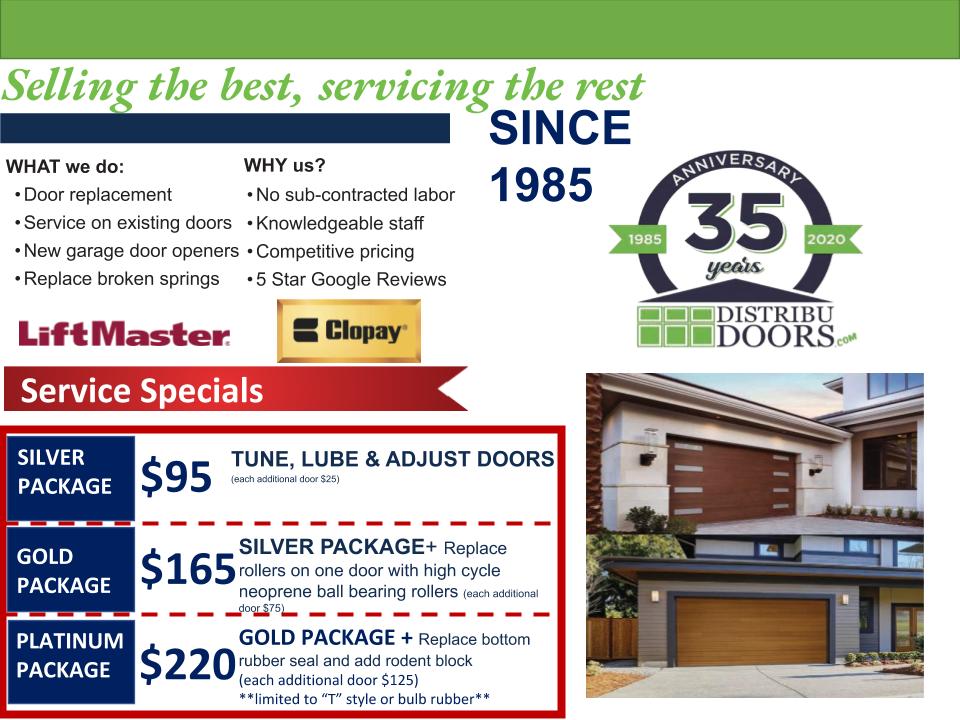 DistribuDoors Specials