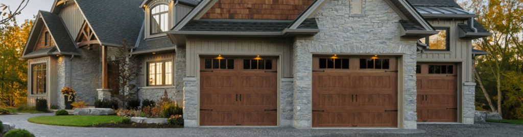 Gallery faux wood doors