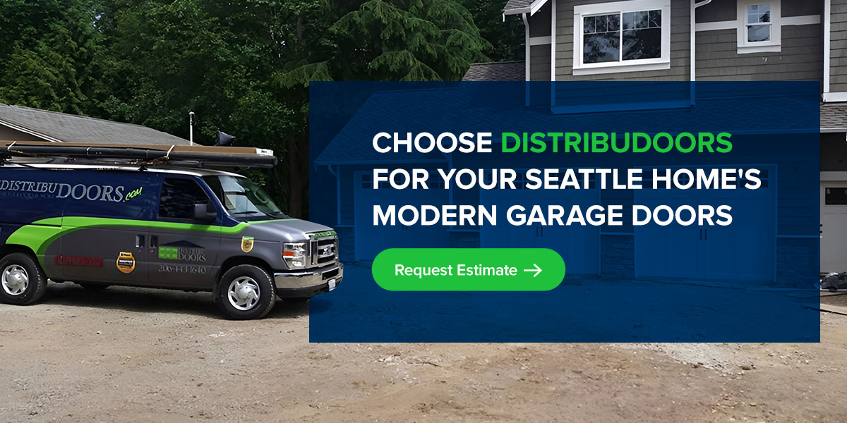 Choose DistribuDoors for Your Seattle Home's Modern Garage Doors