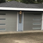 147 - after - modern tech door with contemporary windows down one side Federal Way, WA